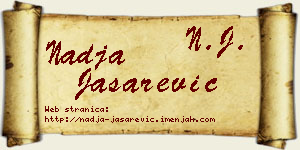 Nadja Jašarević vizit kartica